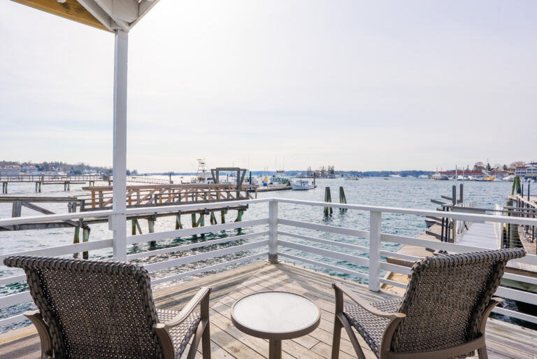 boothbay harbor oceanside outdoor deck